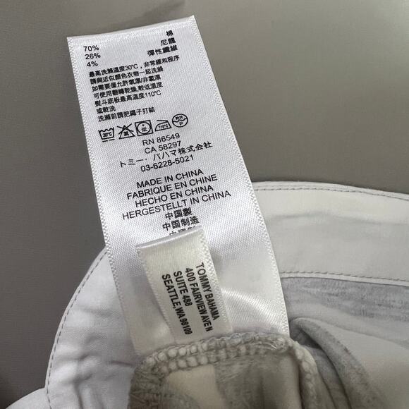 TOMMY BAHAMA Women's Short Sleeve Amira Stripe Short Dress Size M Grey (New) - Picture 7 of 8